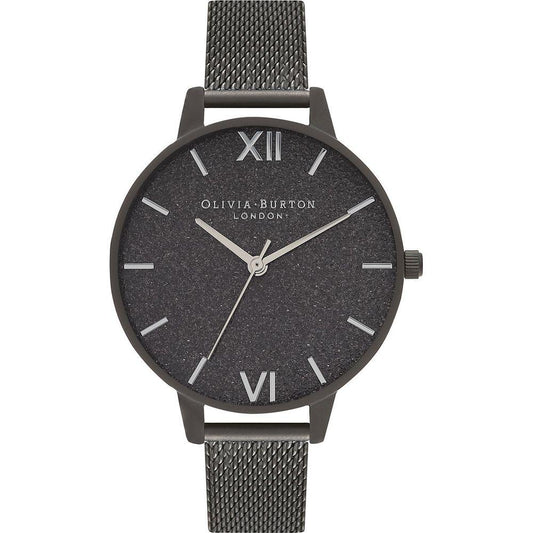Olivia Burton Black Steel Watch Olivia Burton Dark Slate Gray