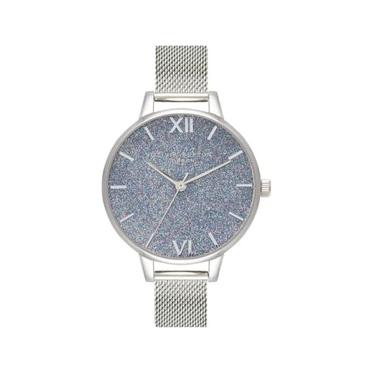 Olivia Burton Silver Steel Watch Olivia Burton Dark Gray