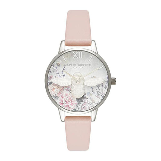 Olivia Burton Multicolor Synthetic Leather Watch Olivia Burton Light Gray