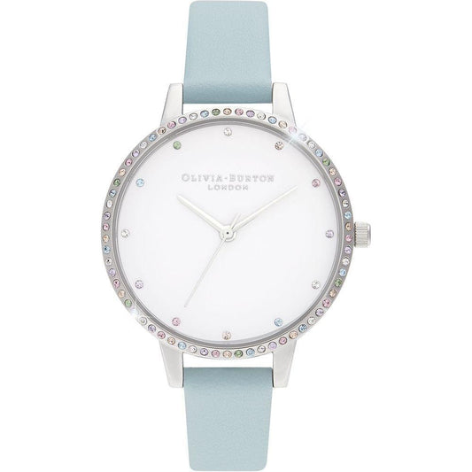 Olivia Burton Blue Leather Leather Watch Olivia Burton Lavender