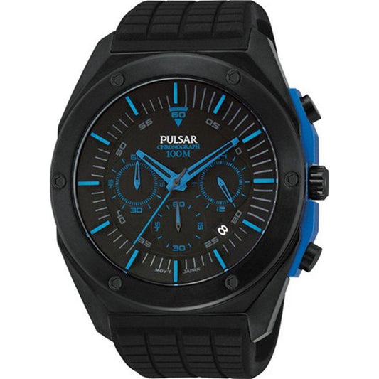 Pulsar Black Rubber Watch Pulsar Dark Slate Gray