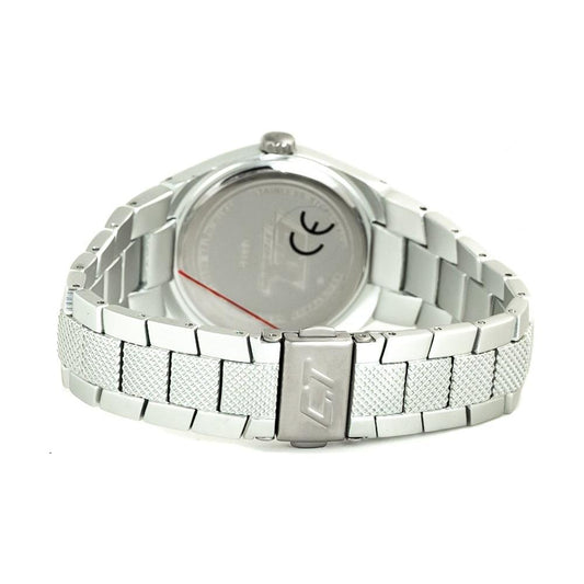 Chronotech Silver Stainless Steel Watch Chronotech Light Gray