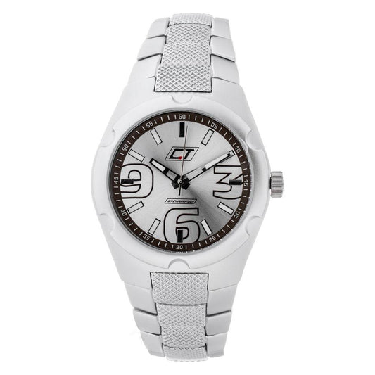 Chronotech Silver Steel Watch Chronotech Light Gray