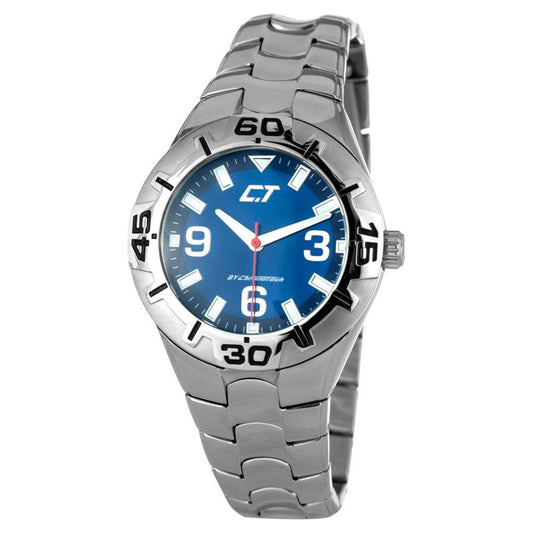 Chronotech Silver Steel Watch Chronotech Light Slate Gray