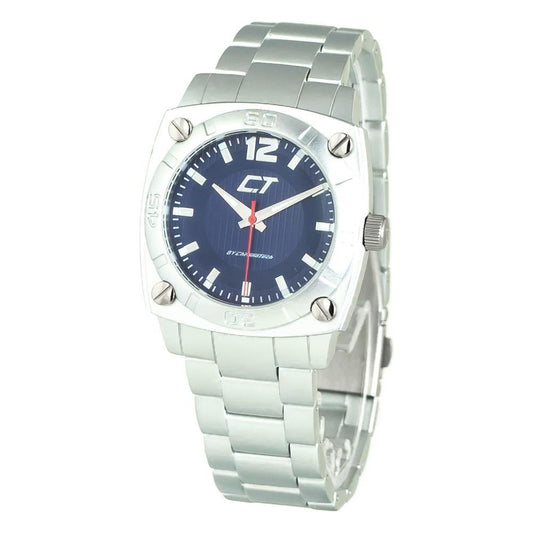 Chronotech Silver Stainless Steel Watch Chronotech Light Gray