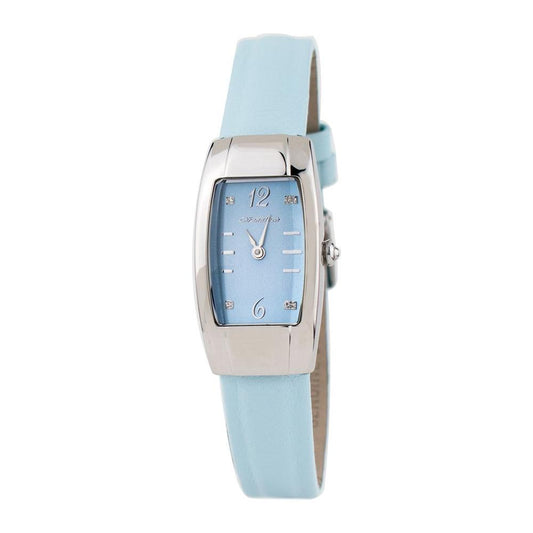 Chronotech Blue Leather Watch Chronotech Light Steel Blue