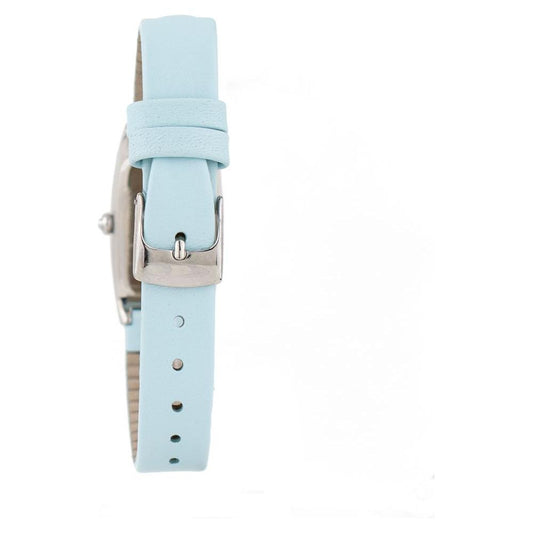 Chronotech Blue Leather Watch Chronotech Light Gray