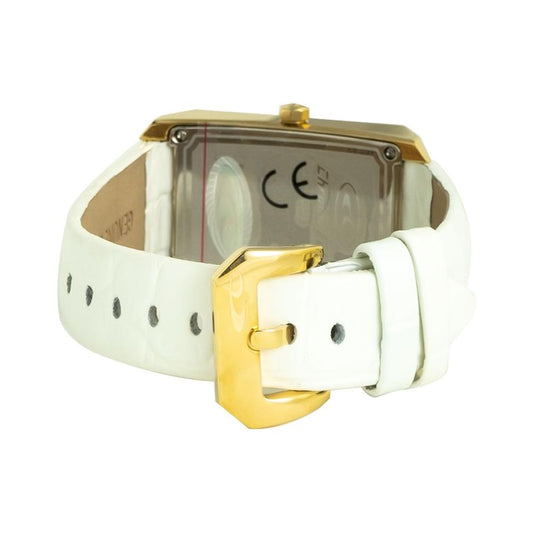 Chronotech White Leather Watch Chronotech Beige