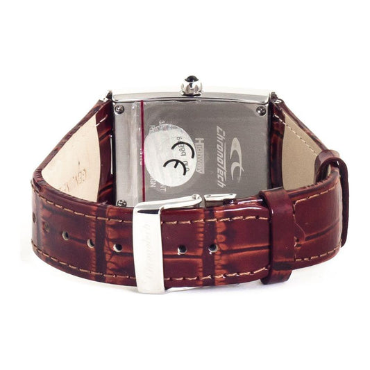 Chronotech Brown Leather Watch Chronotech Dark Olive Green
