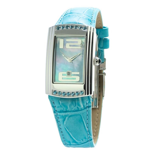 Chronotech Blue Leather Watch Chronotech Gray