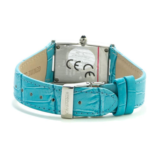 Chronotech Blue Leather Watch Chronotech Gray