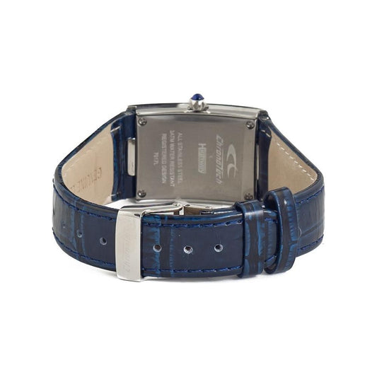 Chronotech Blue Leather Watch Chronotech Dark Slate Gray