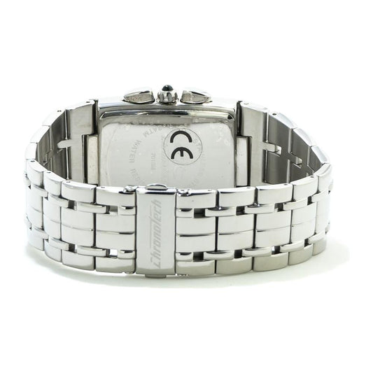 Chronotech Silver Steel Watch Chronotech Light Gray