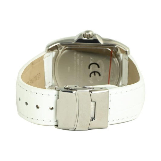 Chronotech White Leather Watch Chronotech Light Gray