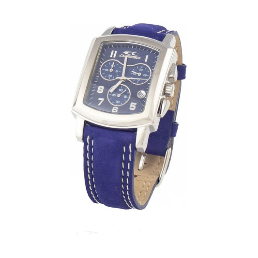 Chronotech Blue Leather Watch Chronotech Dark Slate Blue