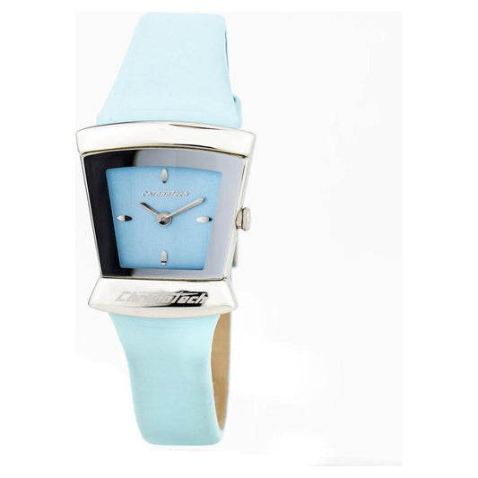 Chronotech Blue Leather Watch Chronotech White Smoke