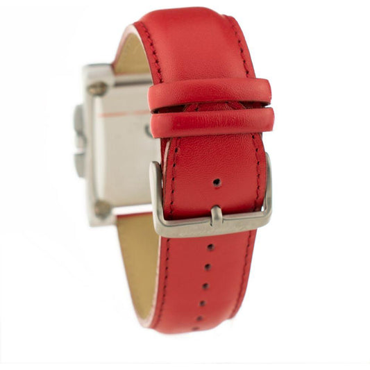 Chronotech Red Leather Watch Chronotech Sienna