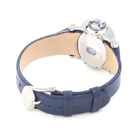 Chronotech Blue Leather Watch Chronotech Dim Gray