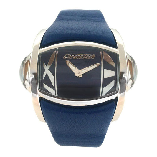 Chronotech Blue Leather Watch Chronotech Dark Slate Gray