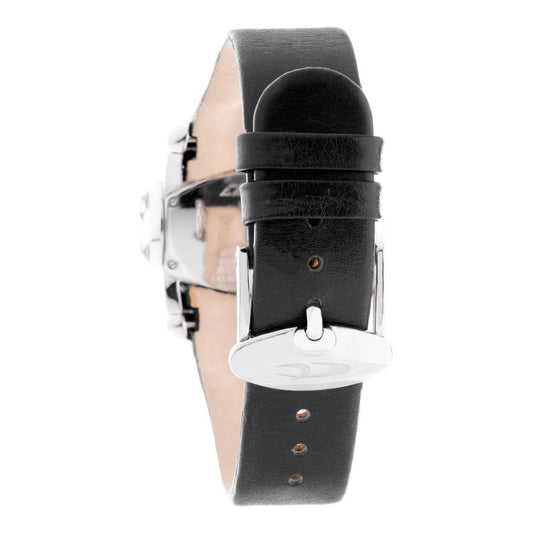 Chronotech Black Leather Watch Chronotech Light Gray