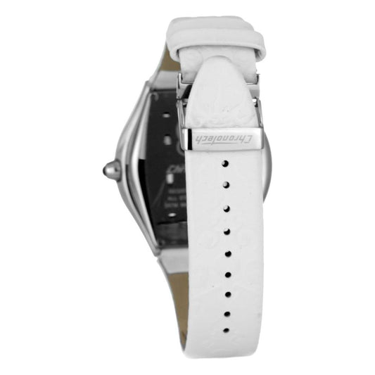 Chronotech White Leather Watch Chronotech Light Gray