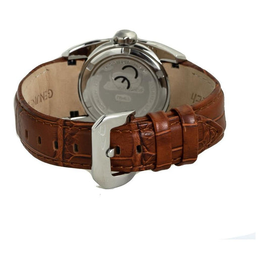Chronotech Brown Leather Watch Chronotech Dark Olive Green