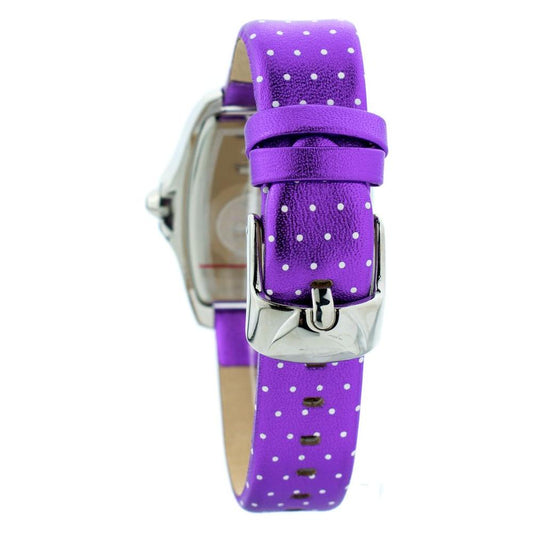 Chronotech Purple Leather Watch Chronotech Slate Blue