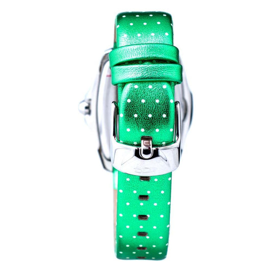 Chronotech Green Leather Watch Chronotech Light Sea Green