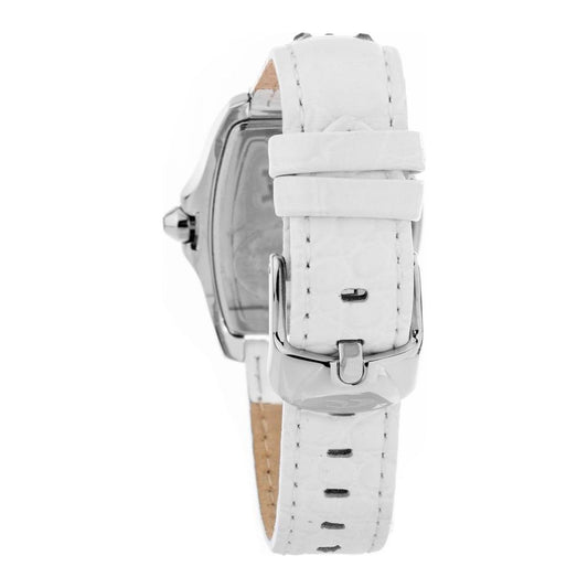Chronotech White Leather Watch Chronotech Light Gray