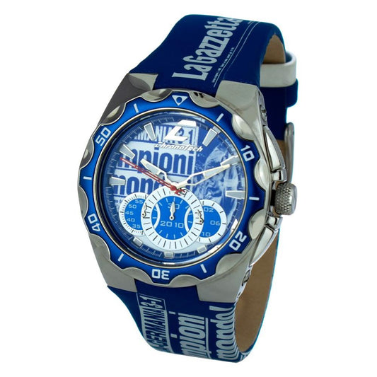 Chronotech Blue Leather Watch Chronotech Dark Slate Gray