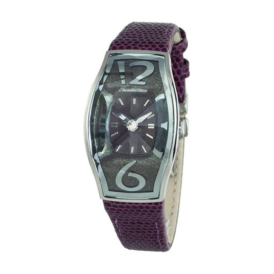 Chronotech Purple Leather Watch Chronotech Dark Slate Gray