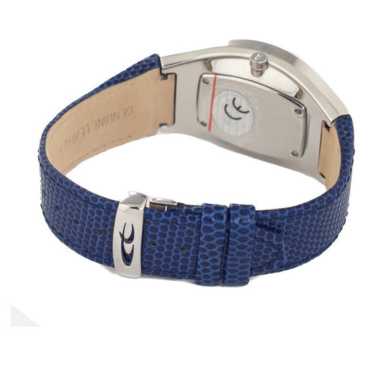 Chronotech Blue Leather Watch Chronotech Gray