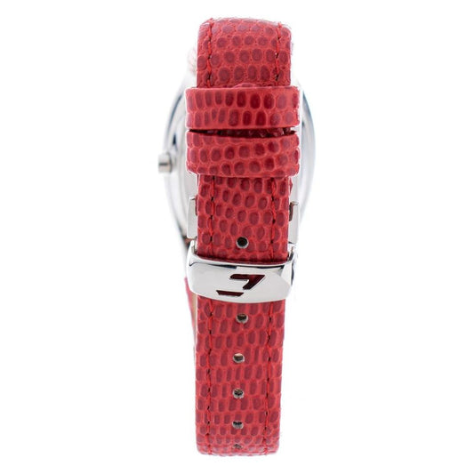 Chronotech Red Leather Watch Chronotech Brown