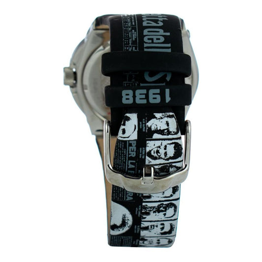 Chronotech Black Leather Watch Chronotech Black