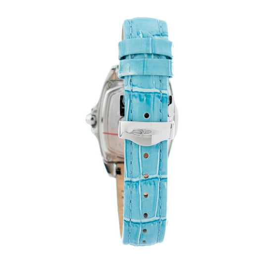 Chronotech Blue Leather Watch Chronotech Sky Blue