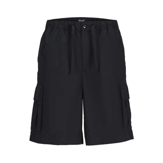 Jack Jones Black Cotton Short Jack Jones Dark Slate Gray