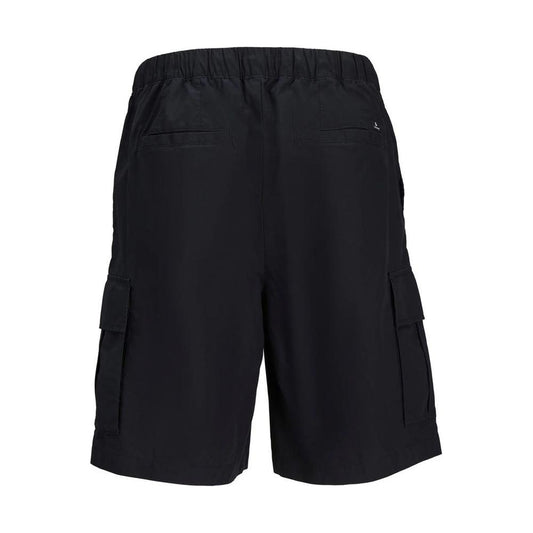 Jack Jones Black Cotton Short Jack Jones Black