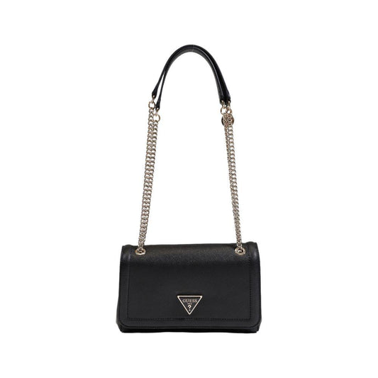 Guess Black Polyethylene Handbag Guess Dark Slate Gray