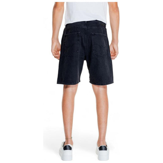 Jack Jones Black Cotton Short Jack Jones Light Gray