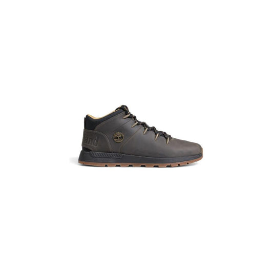 Timberland Gray Recycled Leather Sneaker Timberland Dark Slate Gray