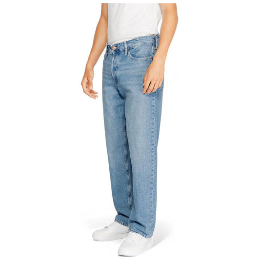 Jack Jones Blue Cotton Jeans & Pant Jack Jones Light Slate Gray