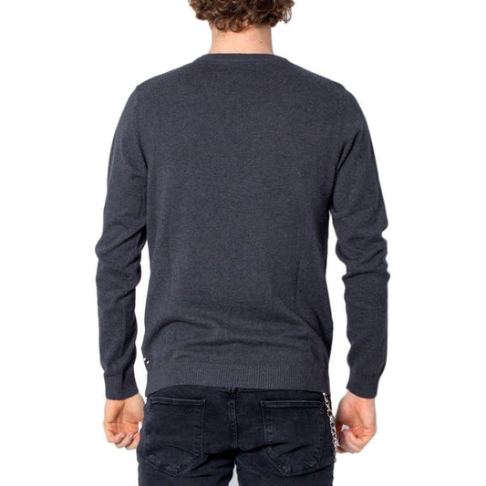 Jack Jones Gray Cotton T-Shirt Jack Jones Dark Slate Gray