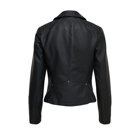 Only Black Viscose Jackets & Coat Only Dark Slate Gray