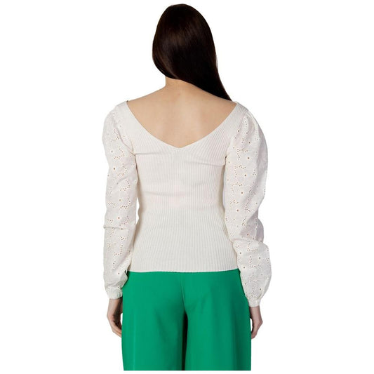 Only Beige Cotton Tops & T-Shirt Only Light Gray