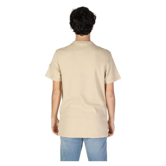 Calvin Klein Jeans Beige Cotton T-Shirt Calvin Klein Jeans Gray