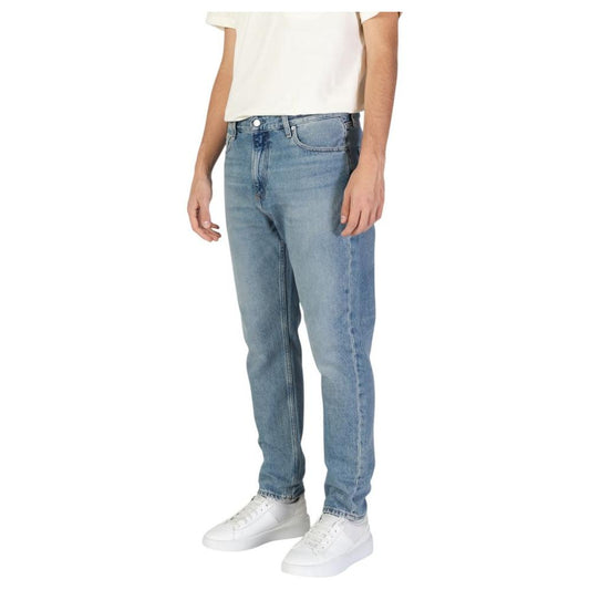 Calvin Klein Jeans Blue Cotton Jeans & Pant Calvin Klein Jeans Light Slate Gray