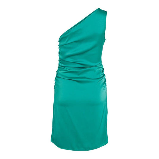 Vila Clothes Green Polyester Dress Vila Clothes Dark Cyan