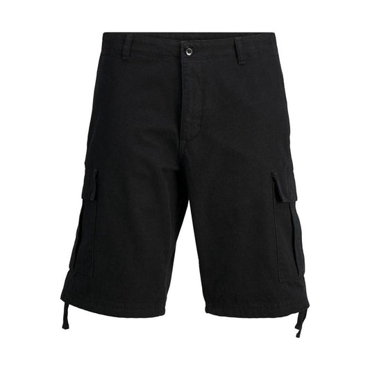 Jack Jones Black Cotton Short Jack Jones Black