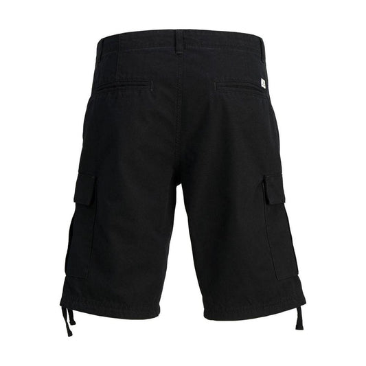 Jack Jones Black Cotton Short Jack Jones Black