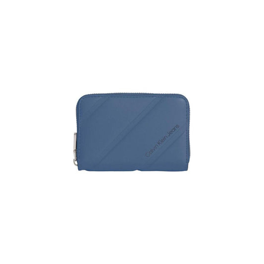 Calvin Klein Jeans Blue Polyethylene Wallet Calvin Klein Jeans Dim Gray
